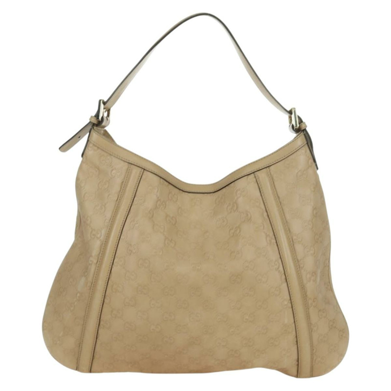 【日本直送】GUCCI GG帆布 Guccissima 單肩包 皮革 米色 金色 162740 正品 ARZ847V-1