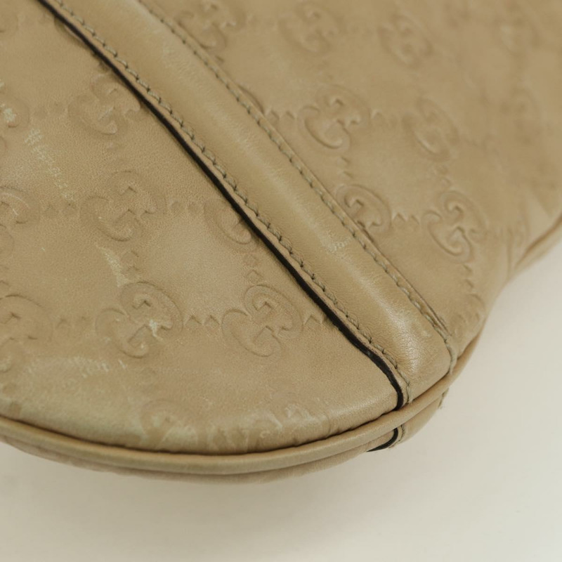 【日本直送】GUCCI GG帆布 Guccissima 單肩包 皮革 米色 金色 162740 正品 ARZ847V-15