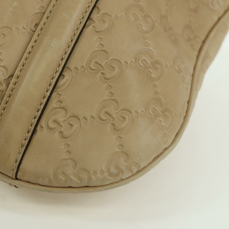 【日本直送】GUCCI GG帆布 Guccissima 單肩包 皮革 米色 金色 162740 正品 ARZ847V-16