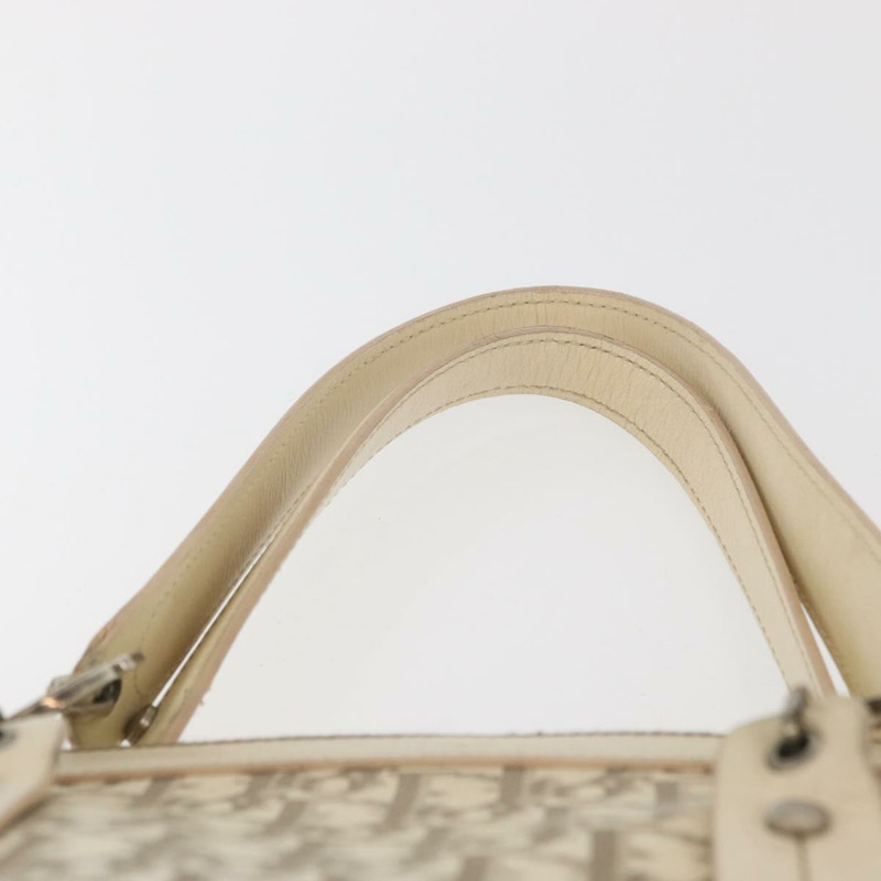 【日本直送】Christian Dior Trotter帆布手提包 米色 銀色 正品 167179A-7