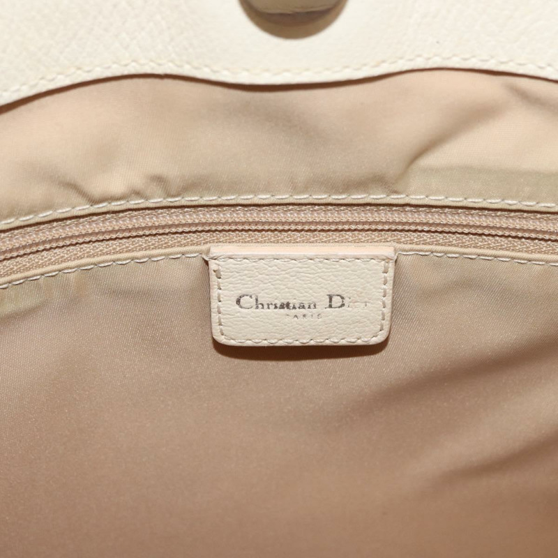 【日本直送】Christian Dior Trotter帆布手提包 米色 銀色 正品 167179A-17