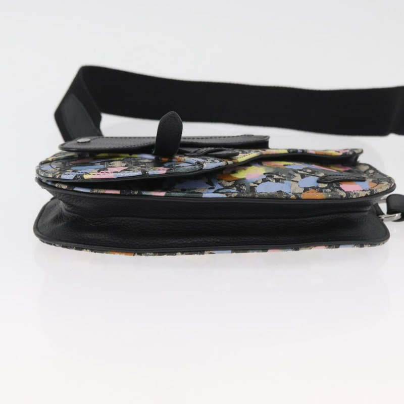 【日本直送】Christian Dior Trotter帆布馬鞍包 Alex Foxton 聯名款 海軍藍 Auth YKZ905M-4