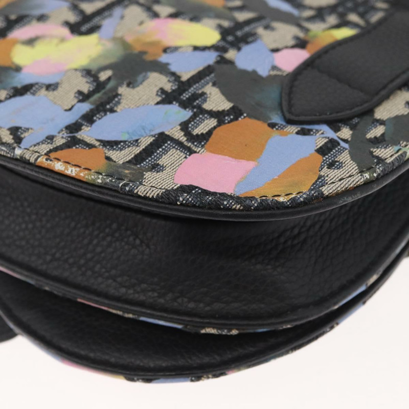 【日本直送】Christian Dior Trotter帆布馬鞍包 Alex Foxton 聯名款 海軍藍 Auth YKZ905M-8