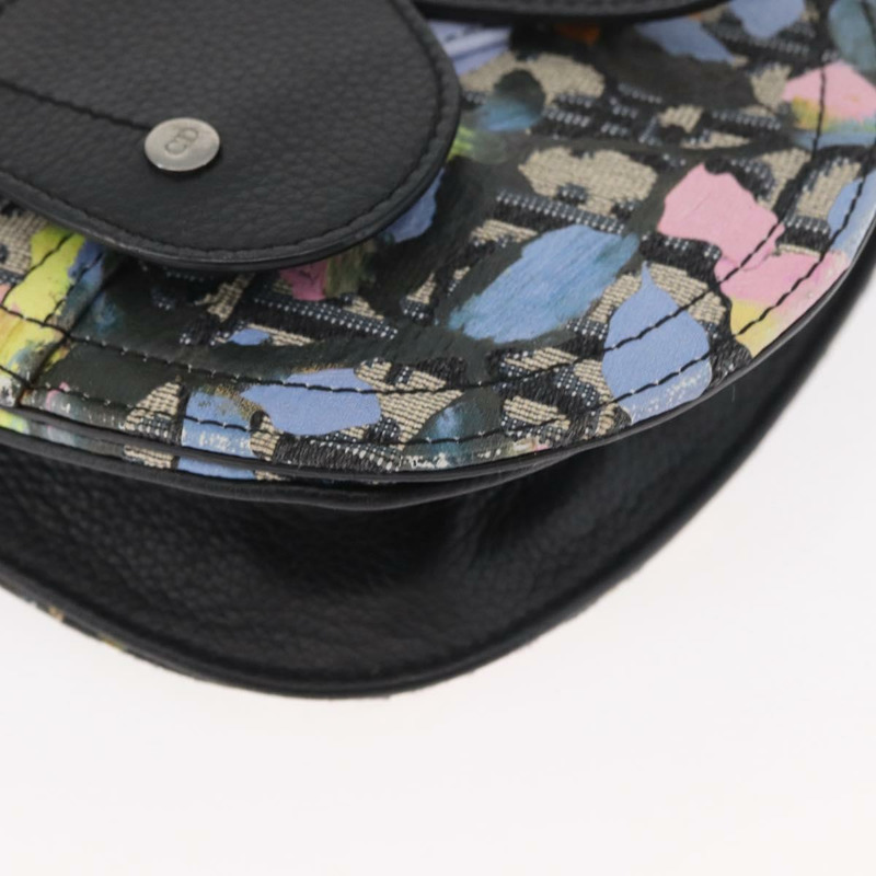 【日本直送】Christian Dior Trotter帆布馬鞍包 Alex Foxton 聯名款 海軍藍 Auth YKZ905M-14