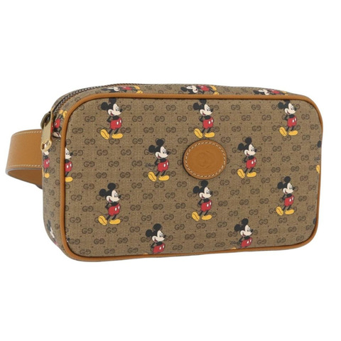 GUCCI Micro GG Supreme Disney 聯名包 PVC 米色 602695 正品 YKZ921SAM