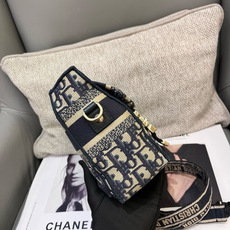 DIOR 迪奧Camp郵差包小號老花-2