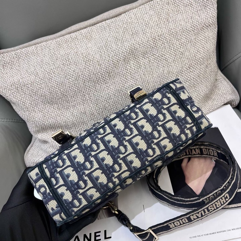 DIOR 迪奧Camp郵差包小號老花-8