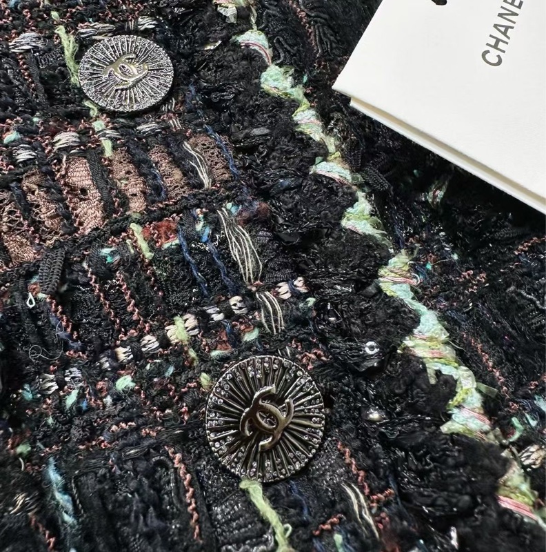 ⭐️ Chanel Jacket 外套 ⭐️ Chanel 25A高级手工坊编织外套,F38,全新,专柜12w左右,多彩的格纹经典高端,适合各种场合,小高腰的设计拉长比-2