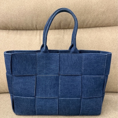 BV牛仔編織托特包