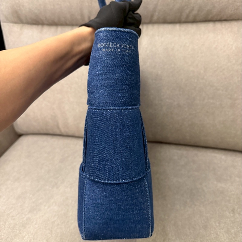 BV牛仔編織托特包-3