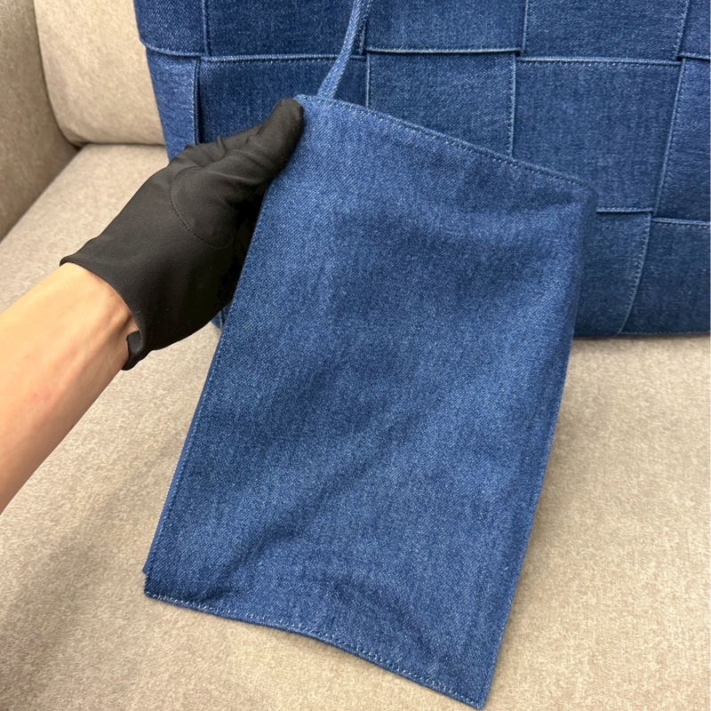 BV牛仔編織托特包-5