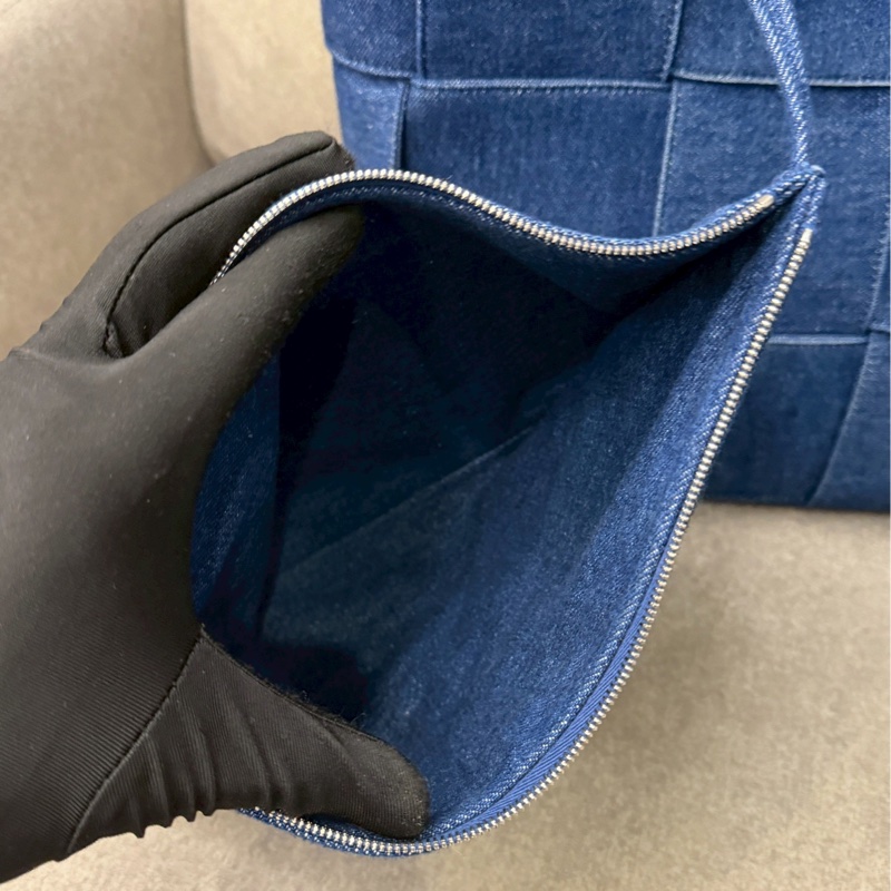 BV牛仔編織托特包-8