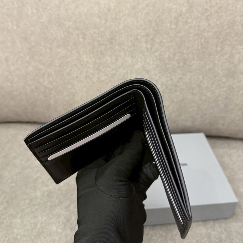 巴黎世家黑色短夾-2