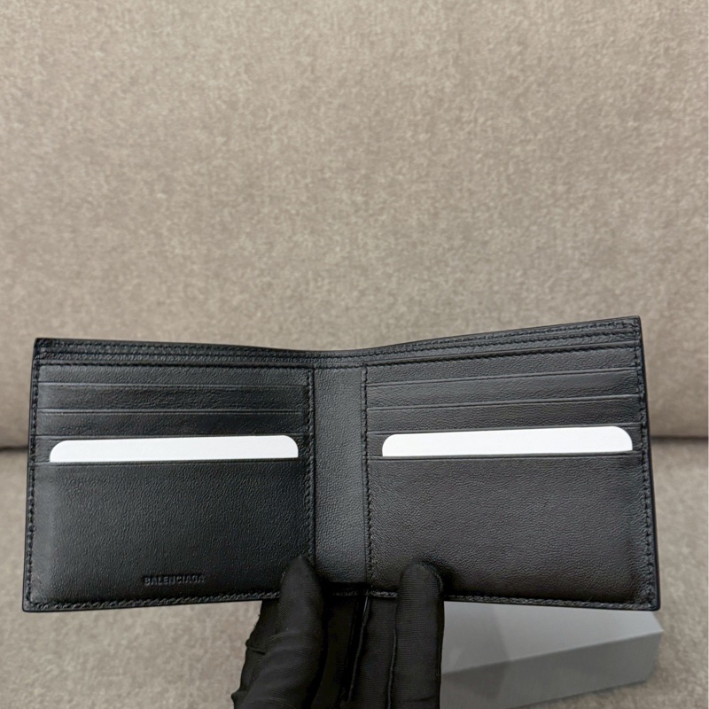 巴黎世家黑色短夾-3