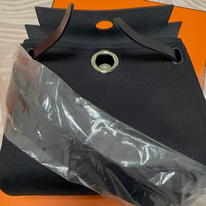 Hermes 愛馬仕 Mini Herbag 黑銀 stamp G-8