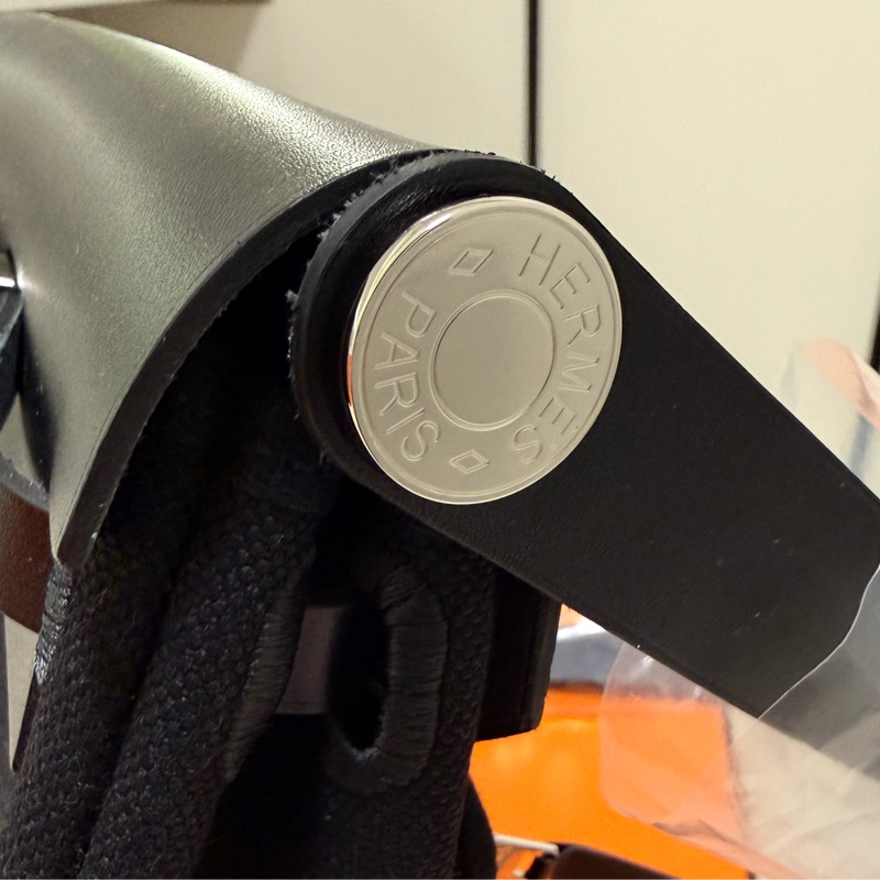 Hermes 愛馬仕 Mini Herbag 黑銀 stamp G-9