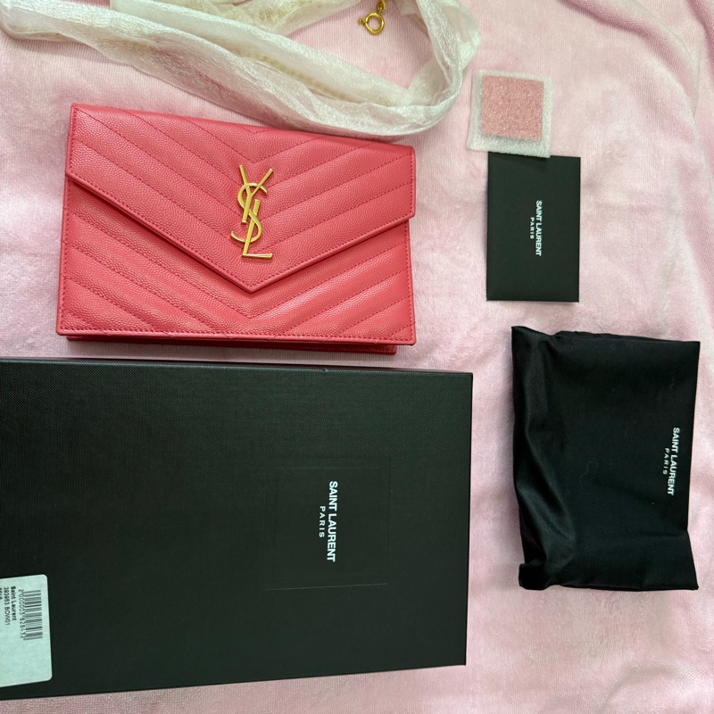 YSL信封式鏈條包（WOC)-13