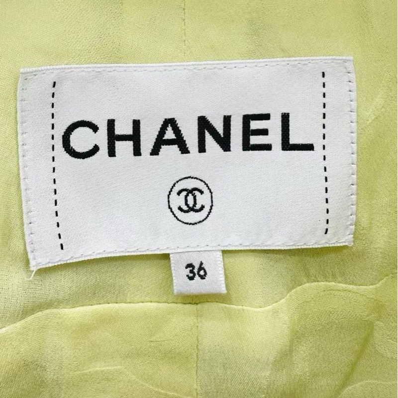 ⭐️ Chanel Jacket 外套 ⭐️ Chanel 牛油果绿编织外套,F36,很清新的色系-1