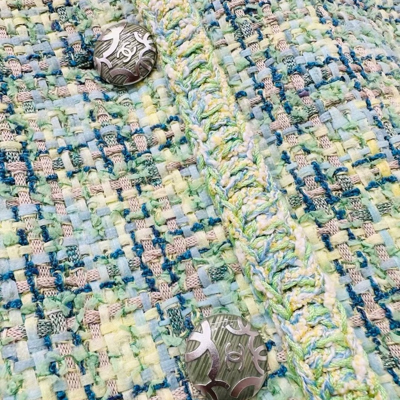 ⭐️ Chanel Jacket 外套 ⭐️ Chanel 牛油果绿编织外套,F36,很清新的色系-3