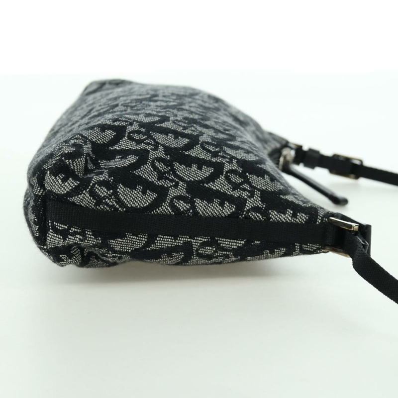 【日本直送】Christian Dior Trotter帆布配件包 黑色 銀色 正品 170558V-3