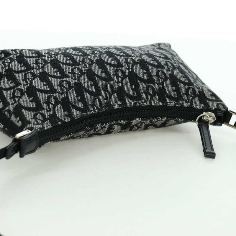 【日本直送】Christian Dior Trotter帆布配件包 黑色 銀色 正品 170558V-5