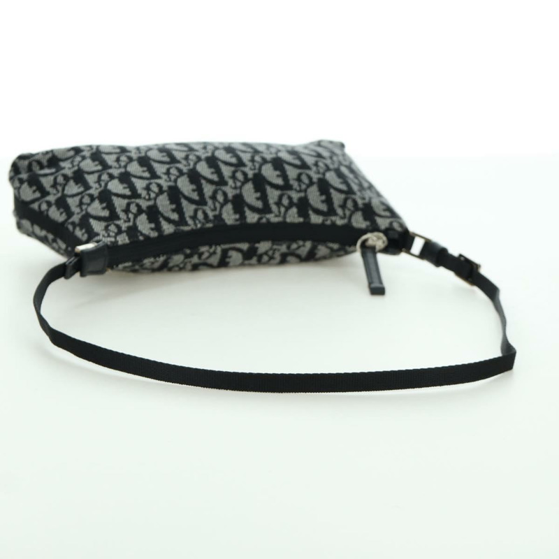 【日本直送】Christian Dior Trotter帆布配件包 黑色 銀色 正品 170558V-6