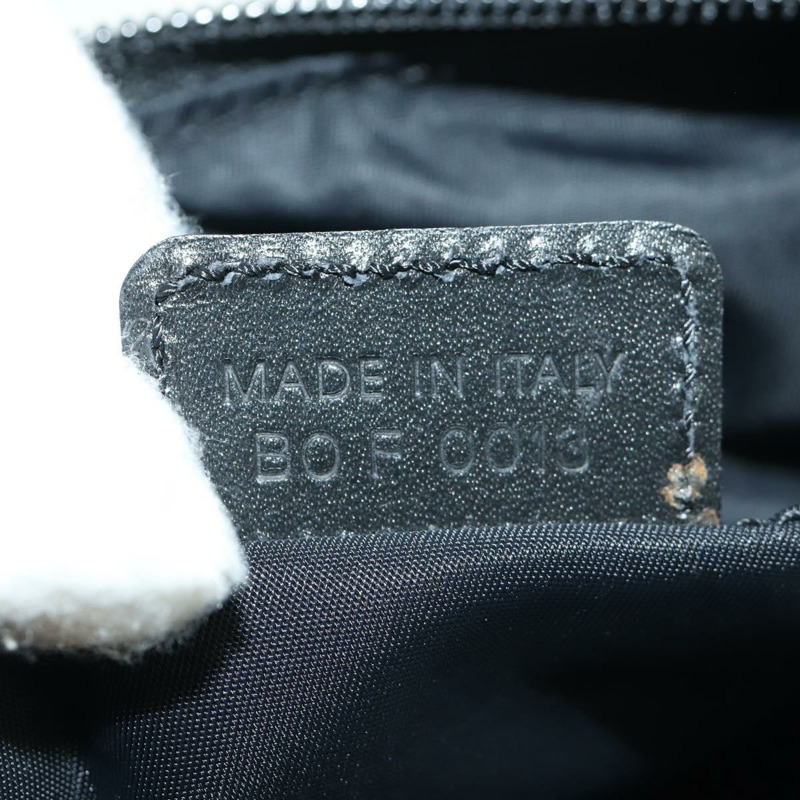 【日本直送】Christian Dior Trotter帆布配件包 黑色 銀色 正品 170558V-11