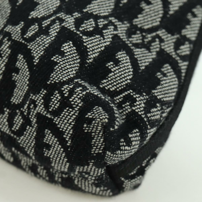 【日本直送】Christian Dior Trotter帆布配件包 黑色 銀色 正品 170558V-14