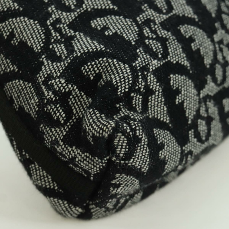 【日本直送】Christian Dior Trotter帆布配件包 黑色 銀色 正品 170558V-15