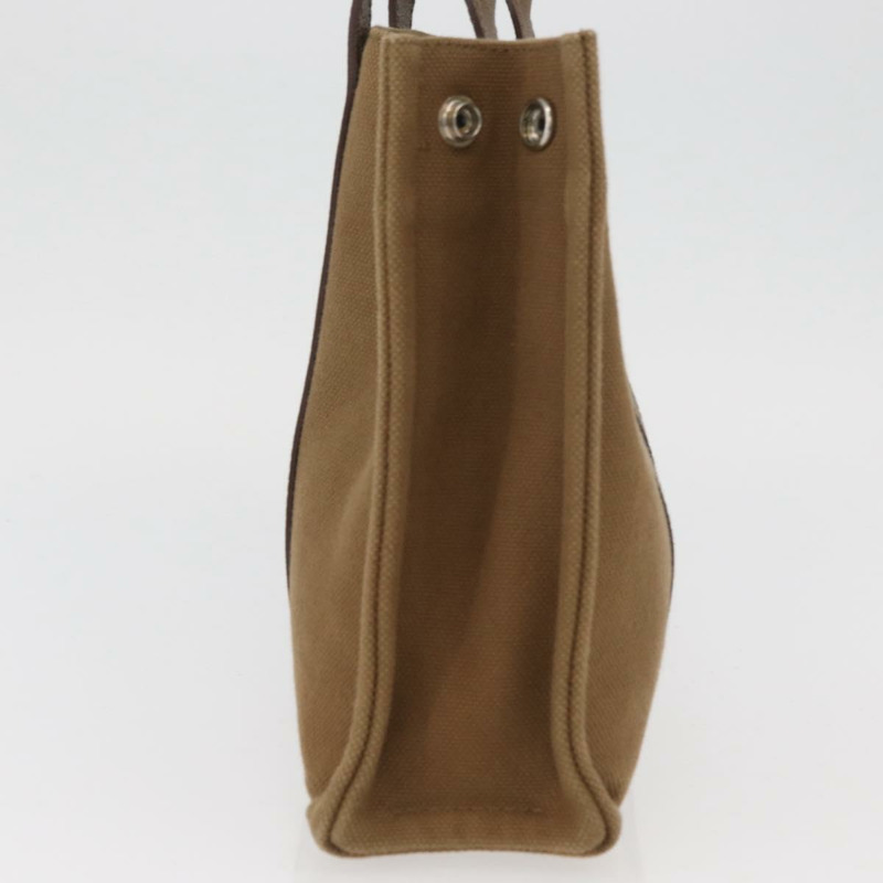 【日本直送】愛馬仕 Sac Arne PM 手袋 帆布 米色 銀色 正品 mr2287A-2