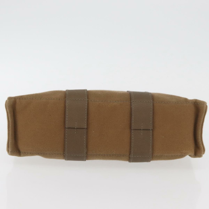 【日本直送】愛馬仕 Sac Arne PM 手袋 帆布 米色 銀色 正品 mr2287A-4