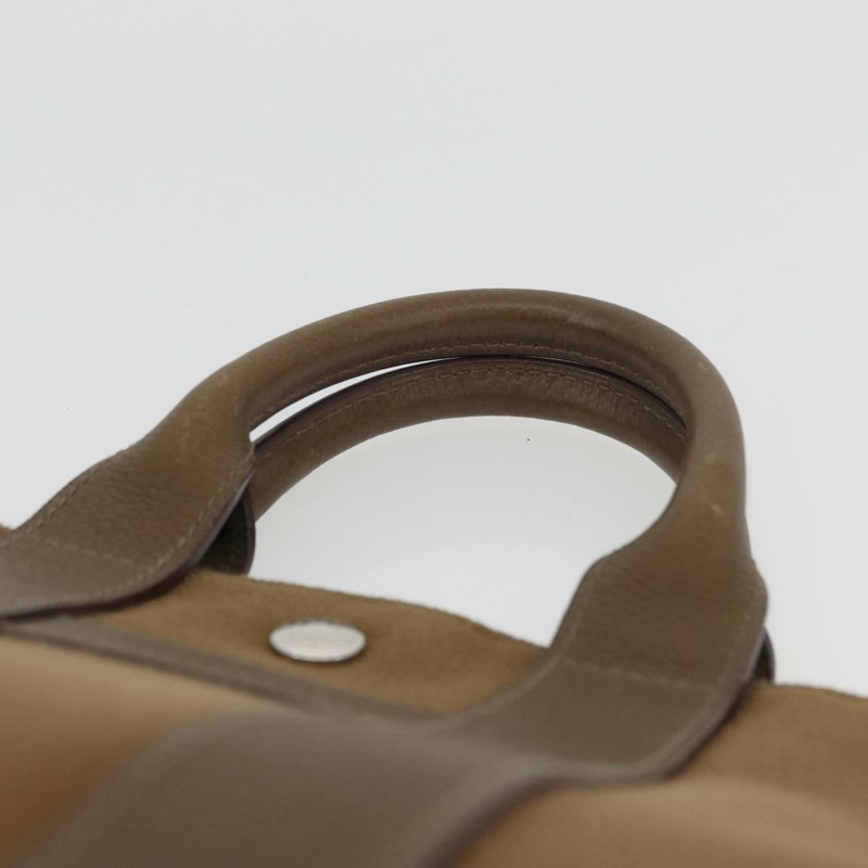 【日本直送】愛馬仕 Sac Arne PM 手袋 帆布 米色 銀色 正品 mr2287A-7