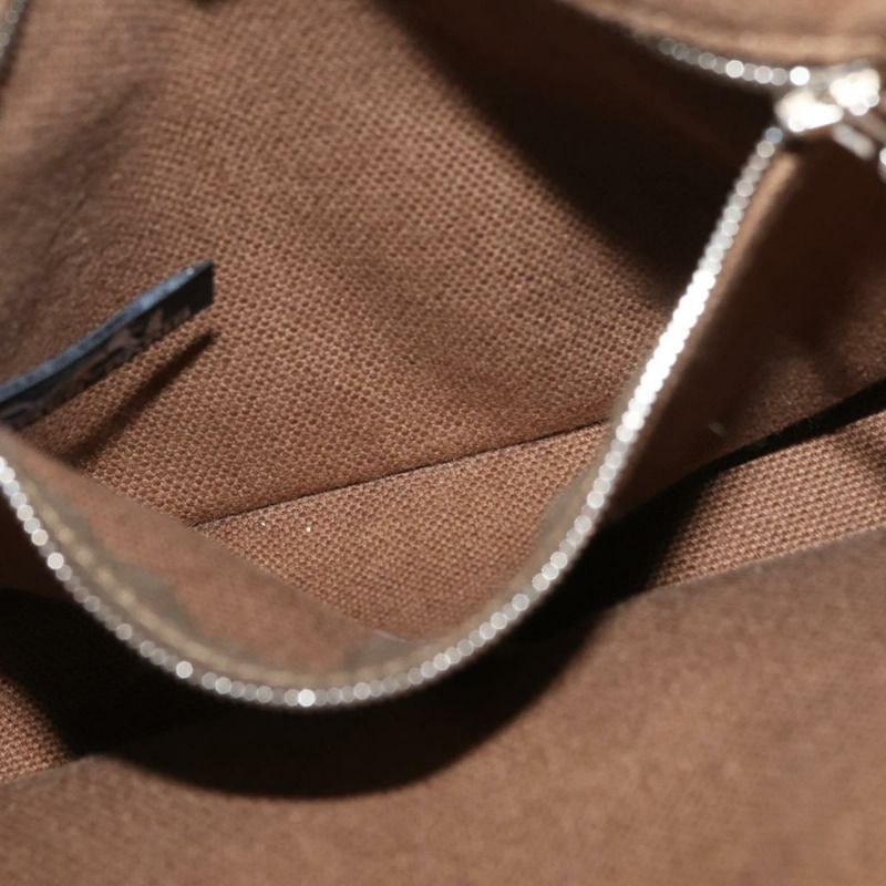 【日本直送】愛馬仕 Sac Arne PM 手袋 帆布 米色 銀色 正品 mr2287A-10