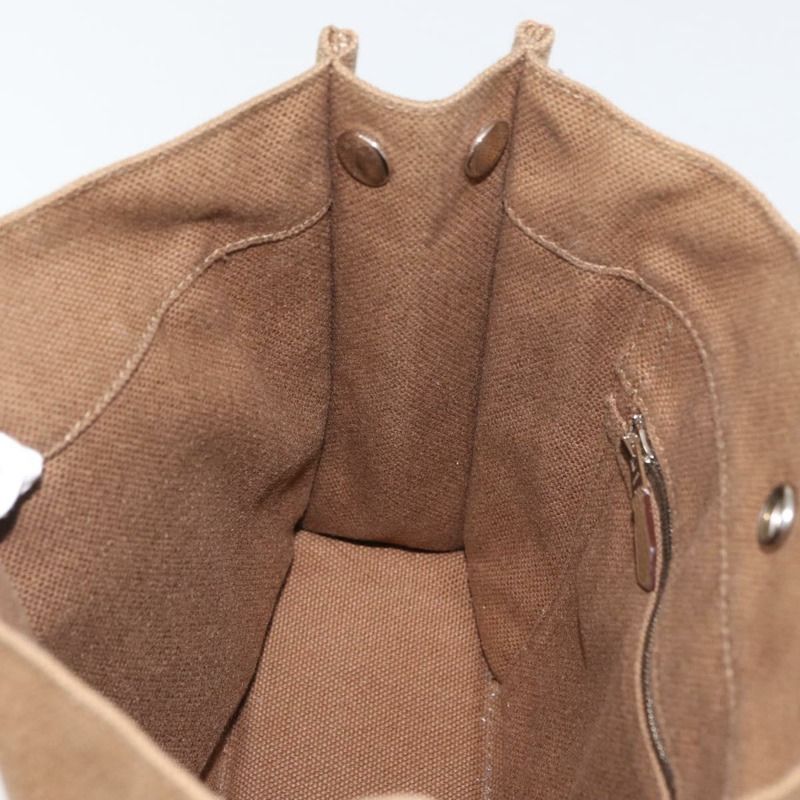 【日本直送】愛馬仕 Sac Arne PM 手袋 帆布 米色 銀色 正品 mr2287A-17