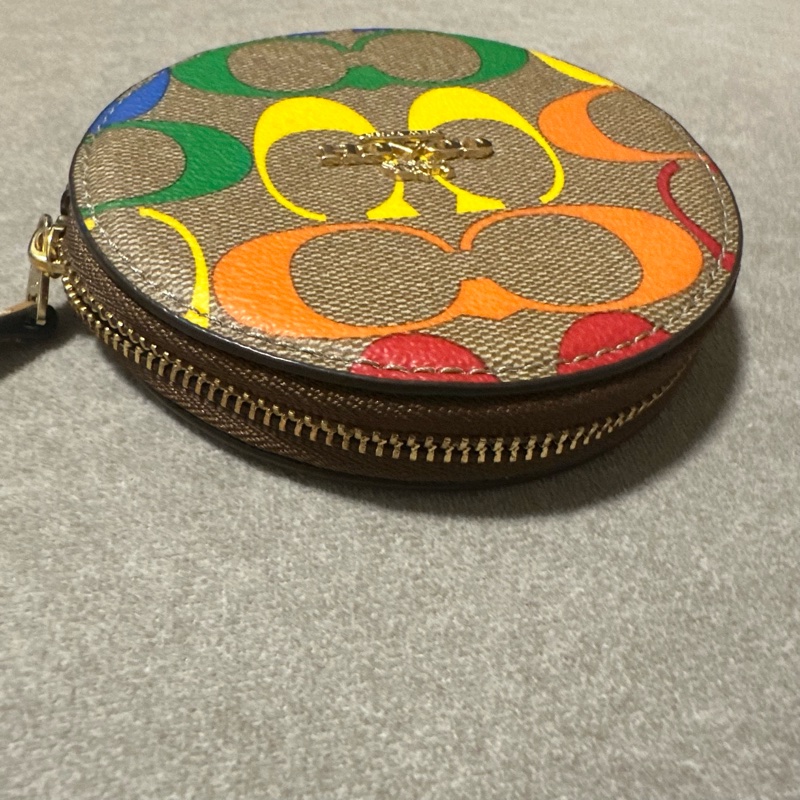 COACH 💫 彩色LOGO零錢包 拉鏈小包-2