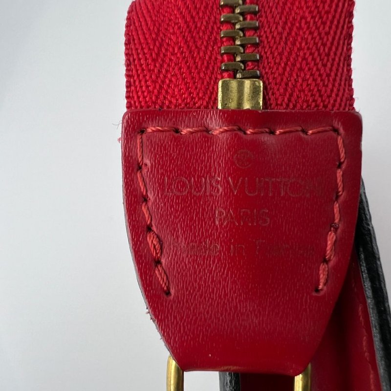 Louis Vuitton Epi 水波紋紅色麻將包-1