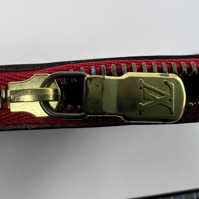 Louis Vuitton Epi 水波紋紅色麻將包-17