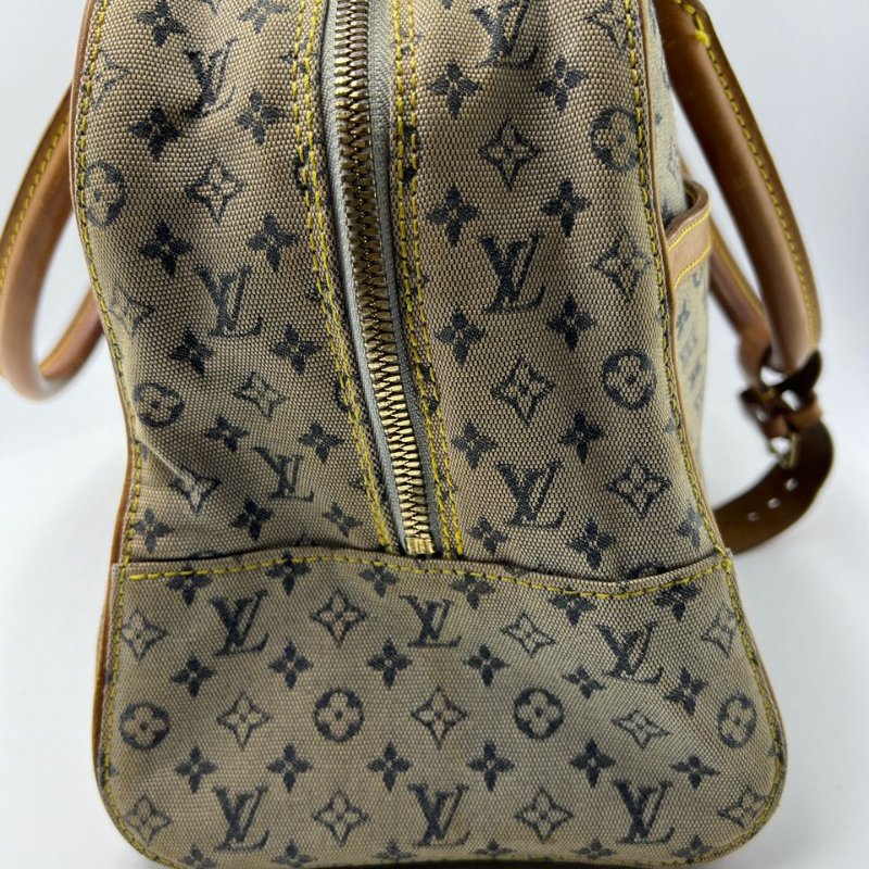 Louis Vuitton 丹寧老花波士頓手提包-3