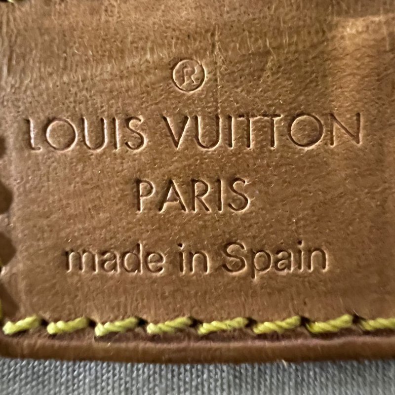 Louis Vuitton 丹寧老花波士頓手提包-5