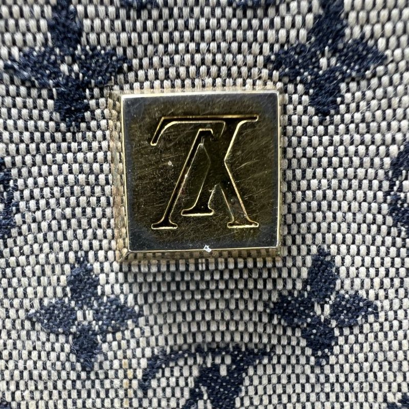 Louis Vuitton 丹寧老花波士頓手提包-20