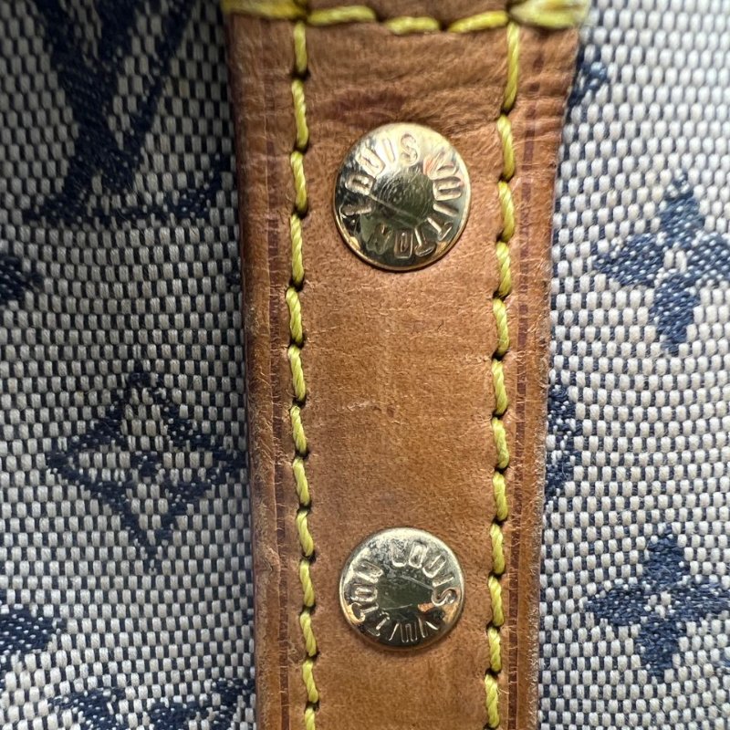 Louis Vuitton 丹寧老花波士頓手提包-21