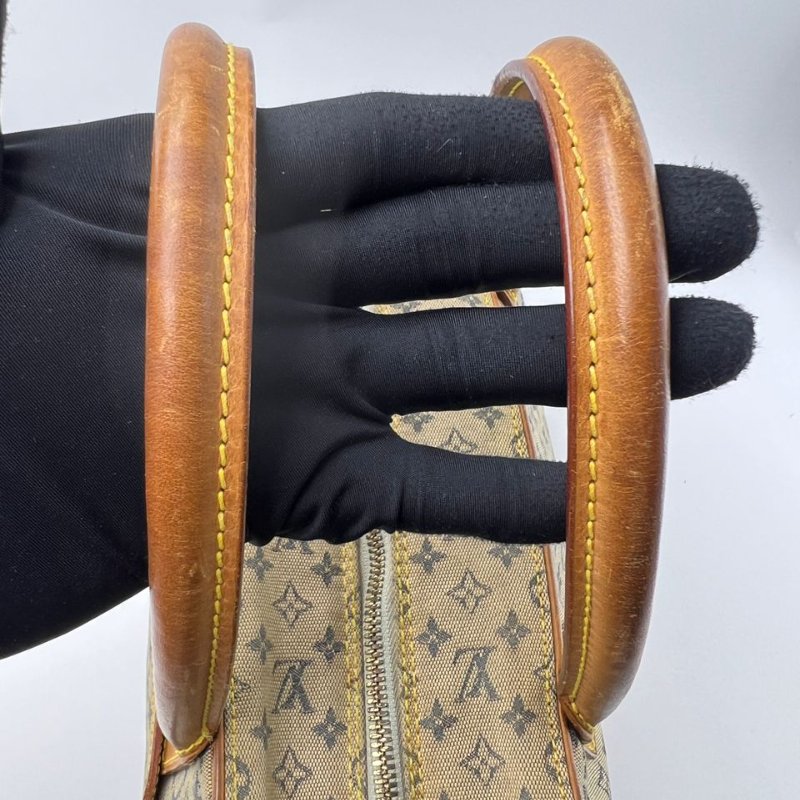 Louis Vuitton 丹寧老花波士頓手提包-23