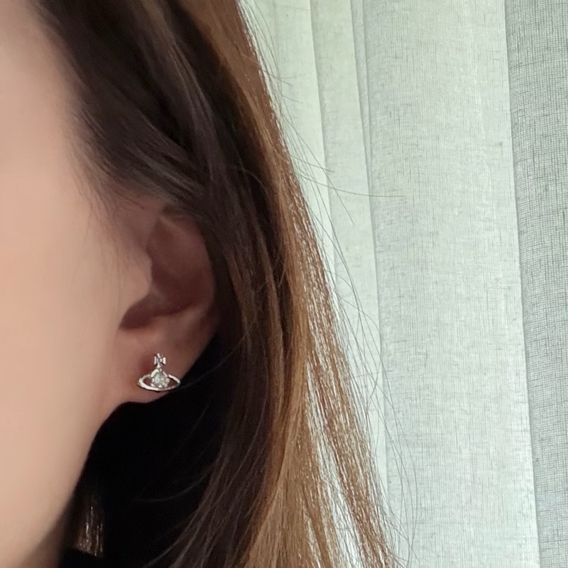 Vivienne Westwood 🪐基本款單鑽土星 單隻 Single Nano Solitaire-1