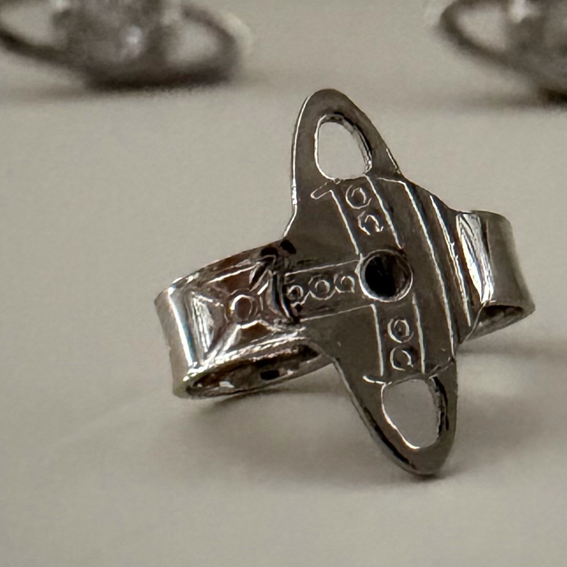 Vivienne Westwood 🪐基本款單鑽土星 單隻 Single Nano Solitaire-5