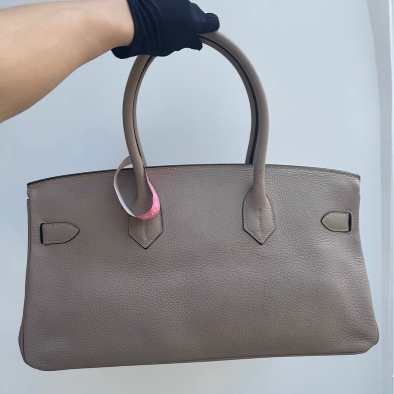 愛馬仕birkin shoulder 42 斑鳩灰銀扣 togo皮 框M刻 原始閒置成色,保存很好,幾乎沒用過-2