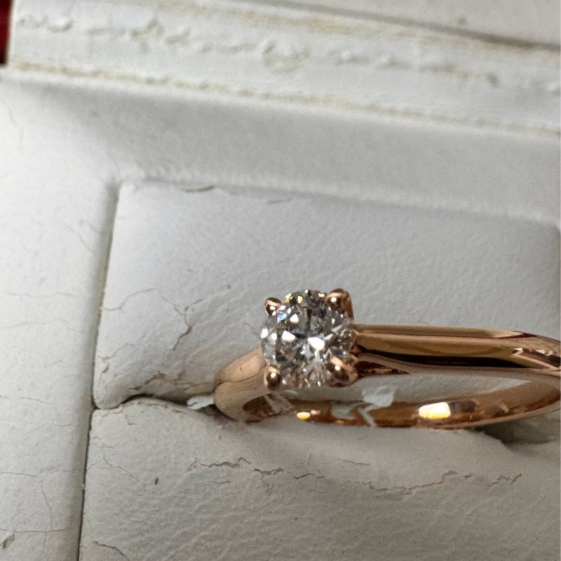 CATIER18K金 25 分鑽戒-1