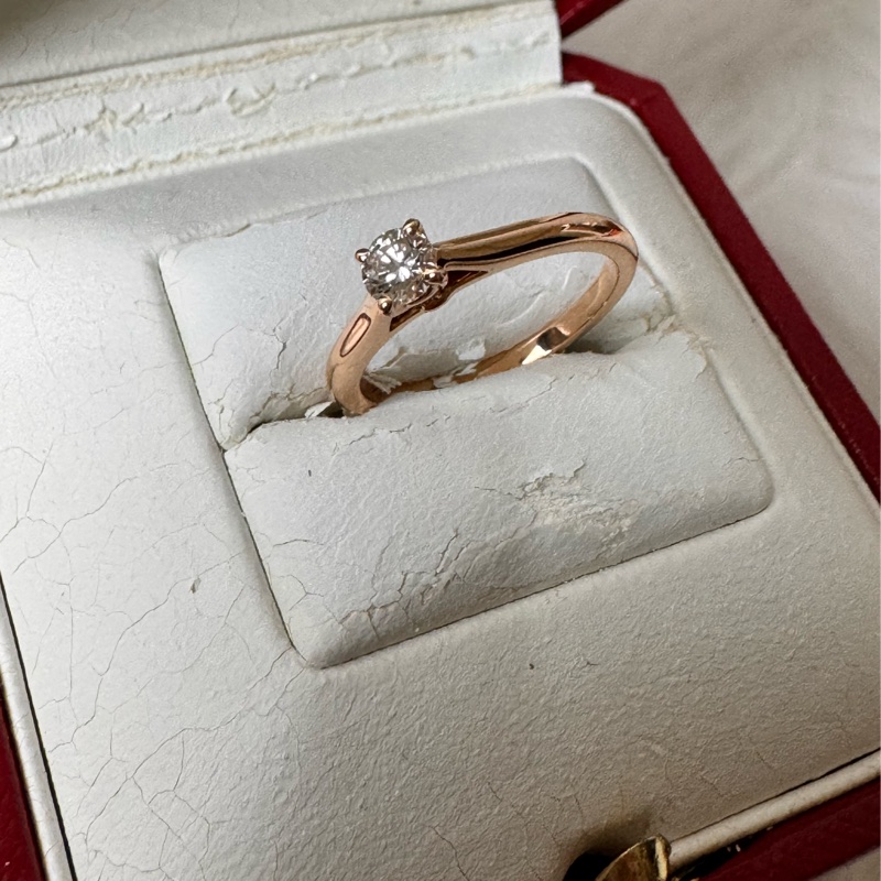 CATIER18K金 25 分鑽戒-3