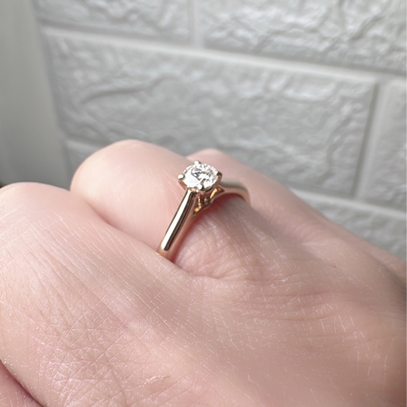 CATIER18K金 25 分鑽戒-4