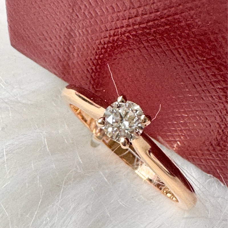 CATIER18K金 25 分鑽戒-8