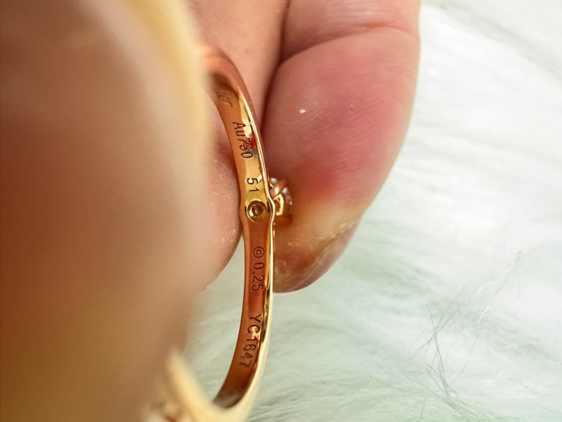 CATIER18K金 25 分鑽戒-12